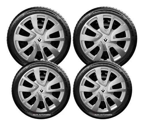 Kit Calota Sandero Logan Clio 2012 2013 2014 2015 Aro 14 870