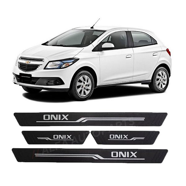 Jogo Soleira Onix 2012 A 2023 4 Portas preto