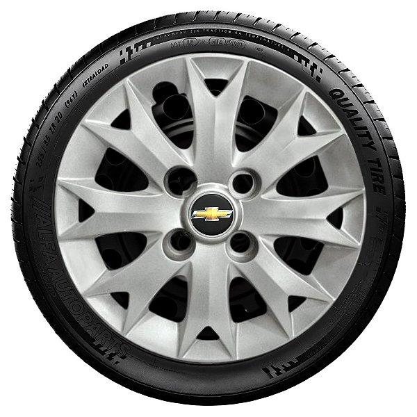 Calota Corsa Celta Prisma Aro 13 Parafuso 158