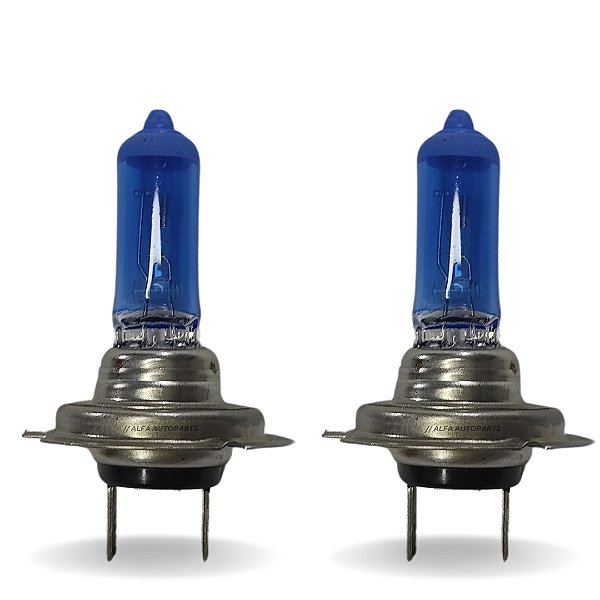 Par Lampada Super Branca H7 8500k Tipo Halógena 12v 55w
