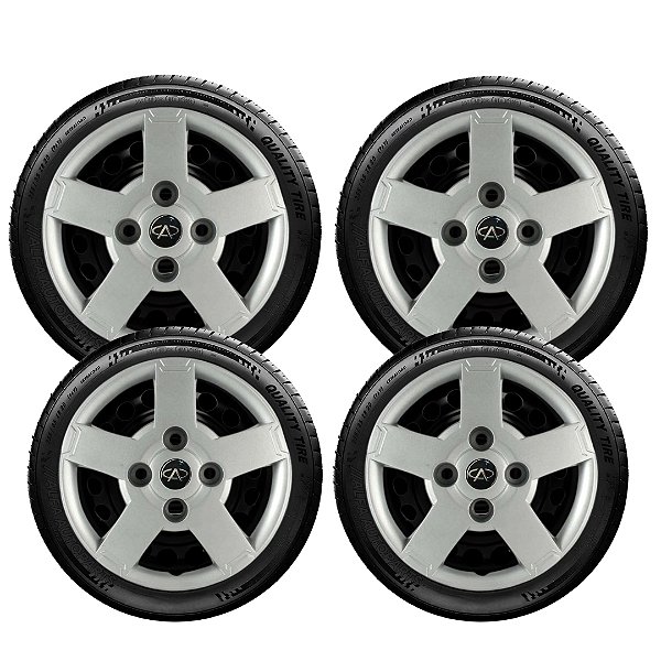 Jogo Calota Chery Qq 2011 2012 2013 2014 2015 Aro 13 013