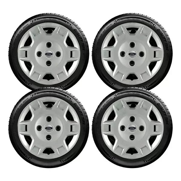 Jogo Calota Ford Ka 2003 2004 2005 2006 2007 2008 Aro 13 046