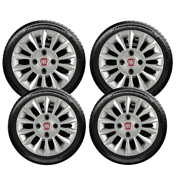 Jogo Calota Uno Siena Linea 2009 2010 2011 2012 Aro 13 015