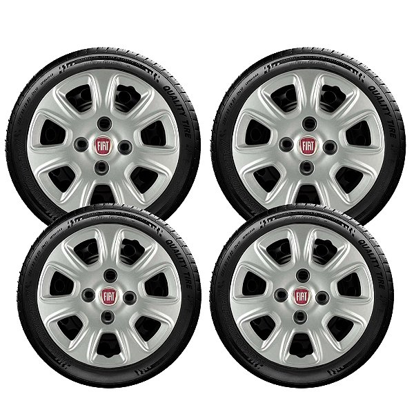 Jogo Calota Aro 13 Uno Vivace 2011 2012 2013 2014 2015 076