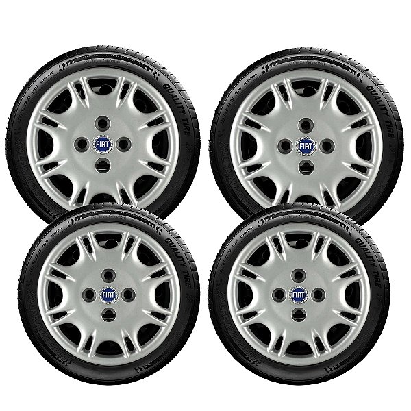 Jogo Calota Aro 13 Uno Mille Smart 2001 2002 2003 2004 006