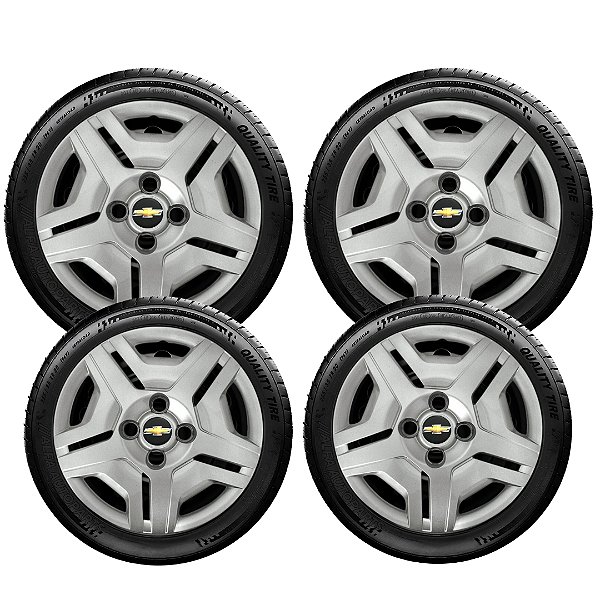 Jogo Calota Corsa Onix Prisma Classic 2014 / 2016 Aro 13 132