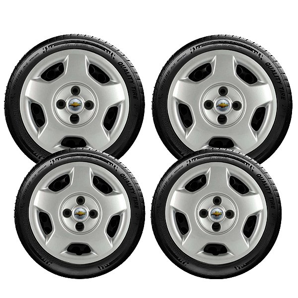 Jogo Calota Chevrolet Corsa Classic Celta Prisma Aro 14 053