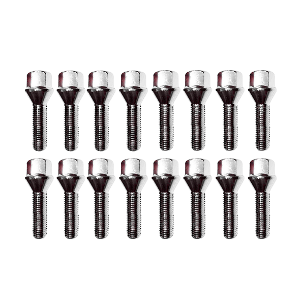 Jogo 16 Parafusos Cromado Fiat Palio Weekend - Longo