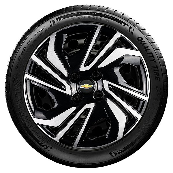 Calota Aro 15 Preto Onix Hatch Plus 2020 2021 2023 2024