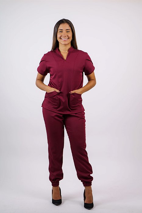 Pijama Veneza Vinho