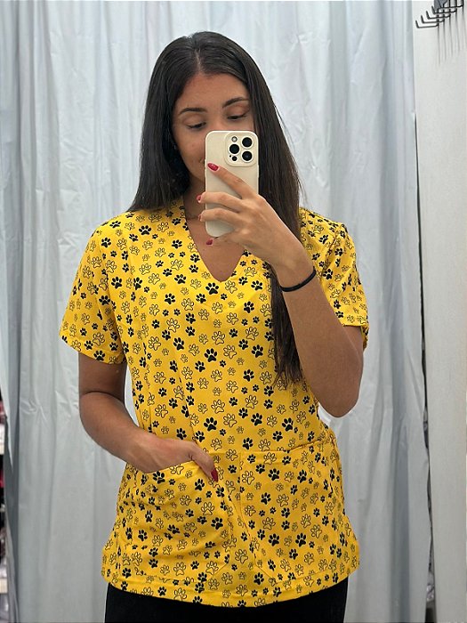 Blusa Estampada Patinhas
