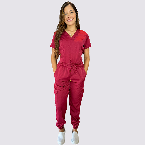 Pijama Florença Vinho