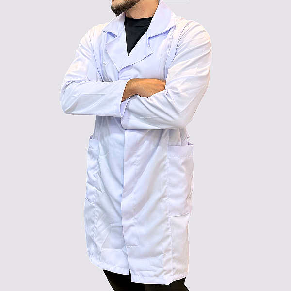 Jaleco Masculino Gola Blazer em Gabardine