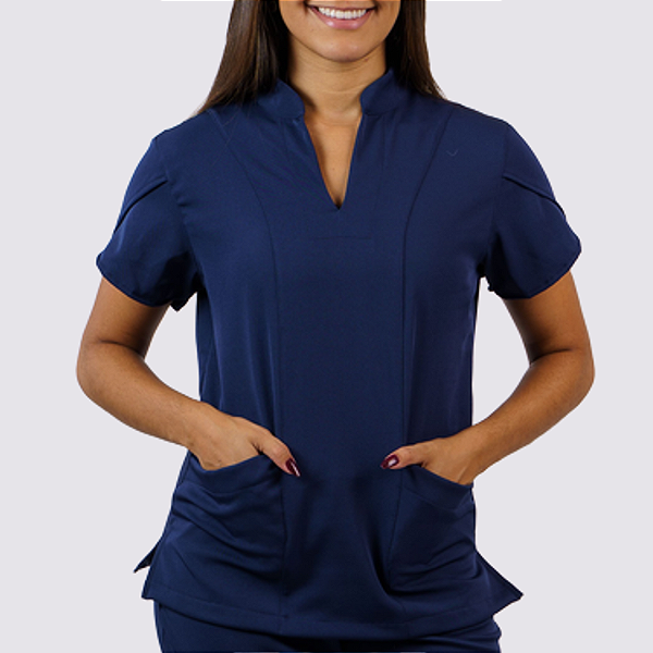 Blusa de Scrub Feminina modelo Veneza