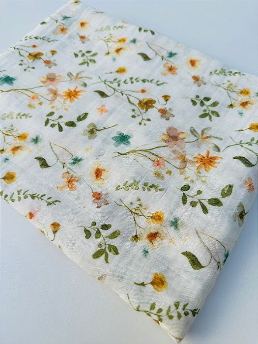 Fraldão - Floral Aquarela