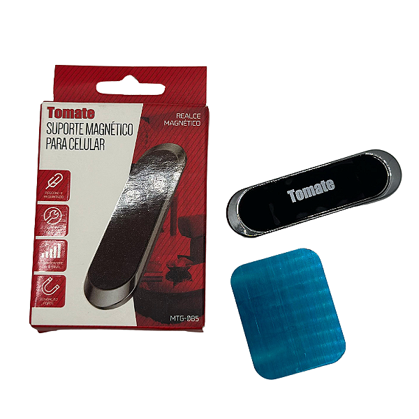 Suporte para Celular Magnético Forte para Carro - Tomate