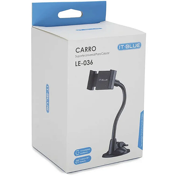 Suporte Universal Para Celular Veicular Le-036 -  IT Blue