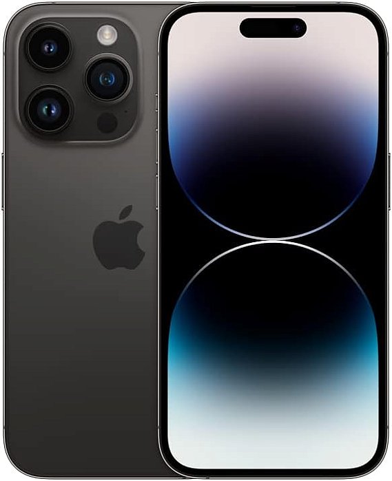 Apple iPhone 14 Pro 128GB Preto-Espacial 5G Tela 6,1 48MP