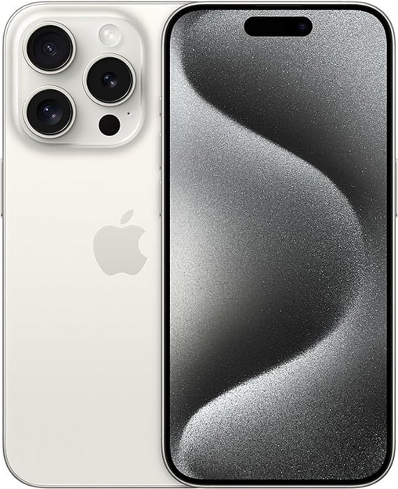 Apple iPhone 15 Pro 128GB 5G Titânio-branco Tela 6,7 48MP
