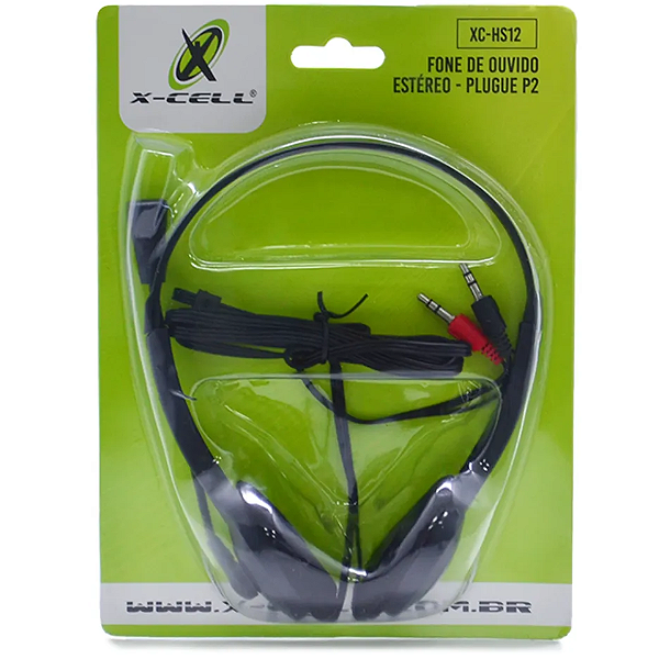 Fone de Ouvido Headset X-CELL XC-HS12