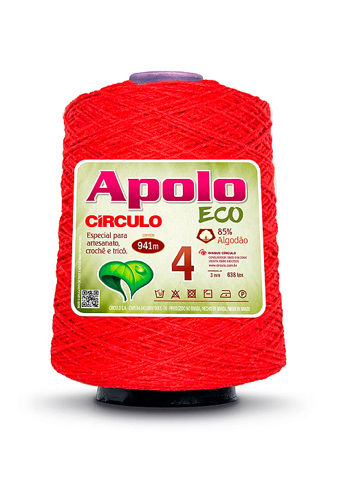 Barbante Apolo Eco 4/4 COR 600G