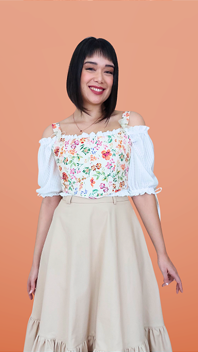 Corset Cosmos Floral