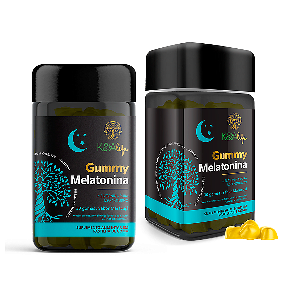 GUMMY MELATONINA  Noites de Sono mais tranquilas