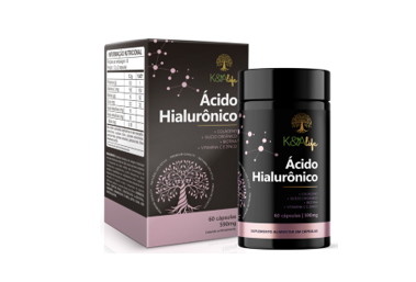 ÁCIDO HIALURÔNICO, COLÁGENO E SILICIO ORGANICO EM CÁPSULAS  Vitalidade e Saúde para sua Pele e seus Cabelos