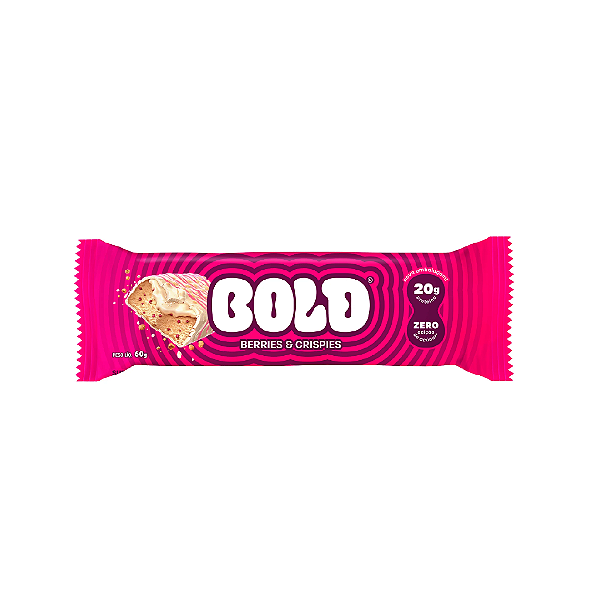 Barra Proteica sabor Berries & Crispies 60g - BOLD