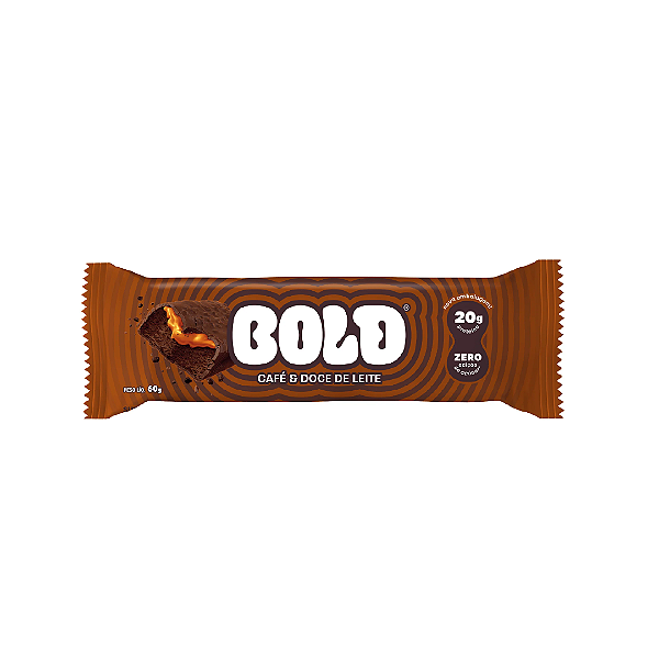Barra Proteica sabor Café & Doce de Leite 60g - BOLD
