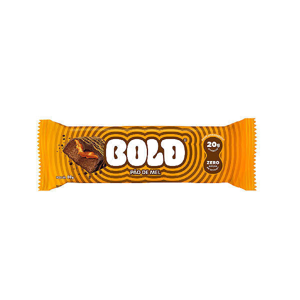 Barra de Proteína Barra Proteica sabor Pão de Mel 60g - BOLD