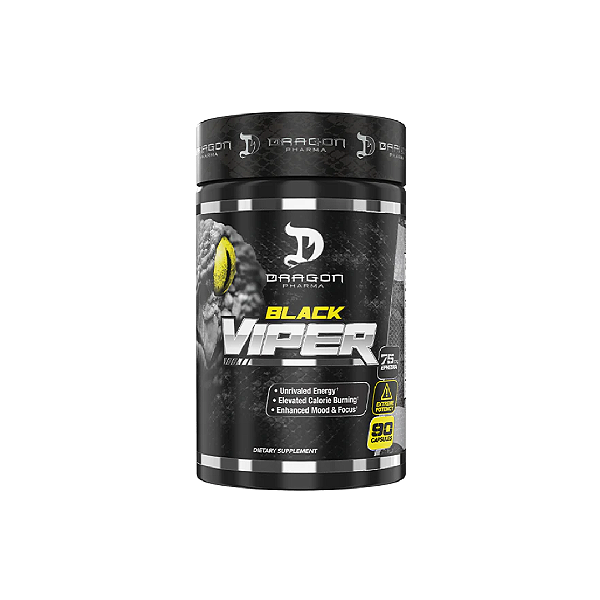 Black Viper - 90 Cápsulas - Dragon Pharma