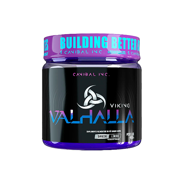 Pre Workout Viking Valhalla sabor Limão 450g - Canibal Inc