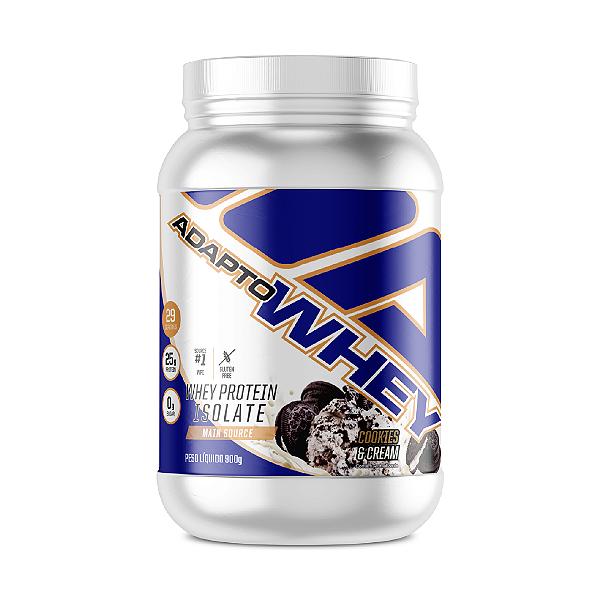 Adapto Whey (Isolado) Sabor Cookies And Cream 900g
