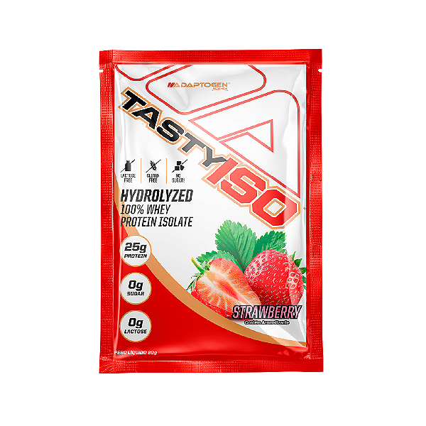 Tasty Iso sachê sabor Strawberry 30g - Adaptogen