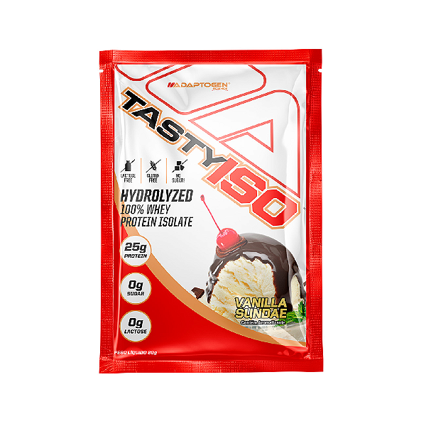 Tasty Iso sachê sabor Vanilla Sundae 30g - Adaptogen