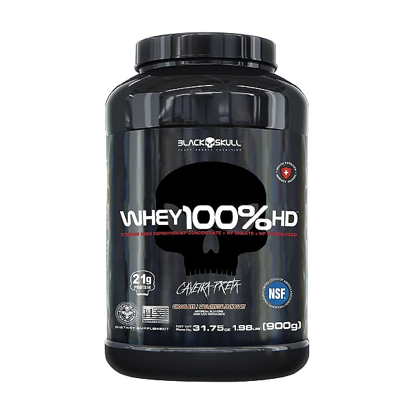 Whey 100% HD Chocolate 900g - Black Skull