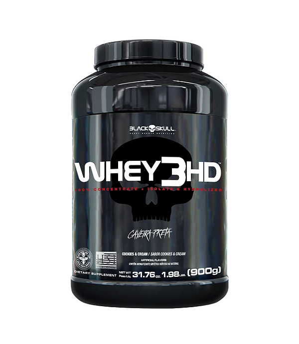 WHEY 3 HD BAUNILHA 900G