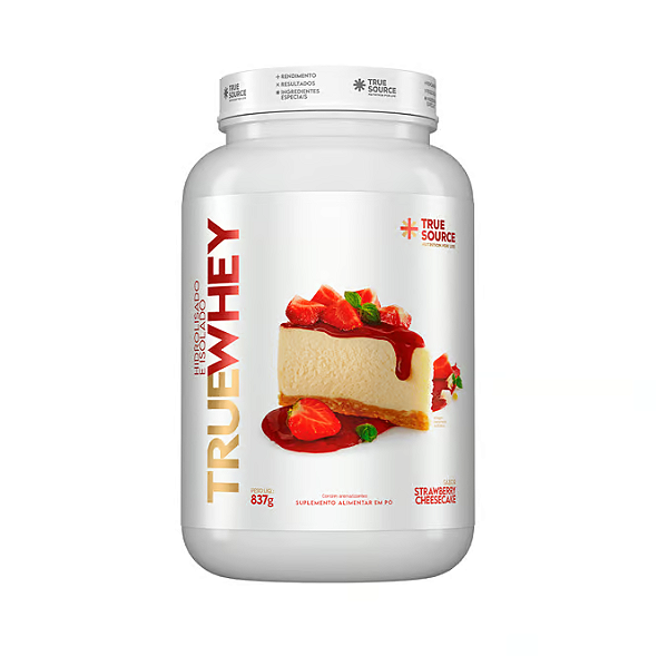 True Whey Protein sabor Strawberry Cheesecake 837g - True Source