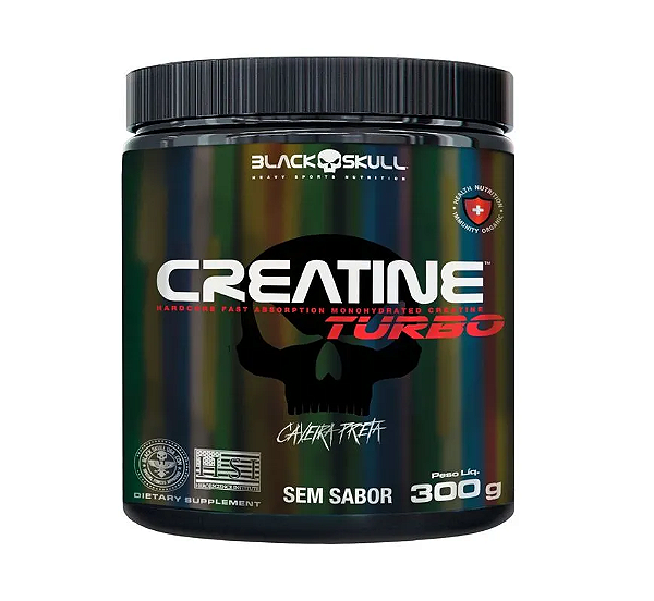 Creatina Turbo 300g - Black Skull
