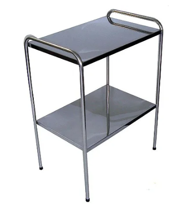 Mesa Auxiliar 40x60x80cm Inox mais Ponteira