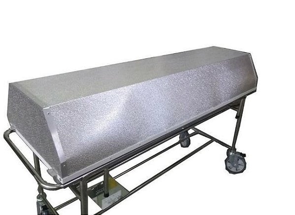 Carro para Transporte de Cadáver com Cobertura