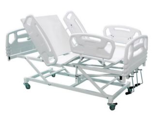 Cama Fowler 3 Manivelas Totalmente Injetada + Colchão D28