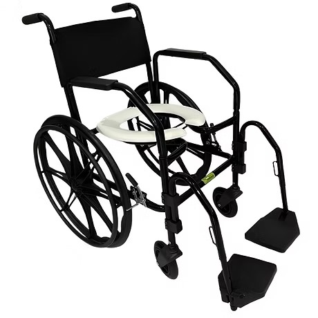 Cadeira de Banho/Higiênica Roda Grande - 120kg