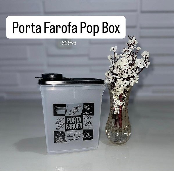 Tupperware Porta Farofa Pop Box 825ml