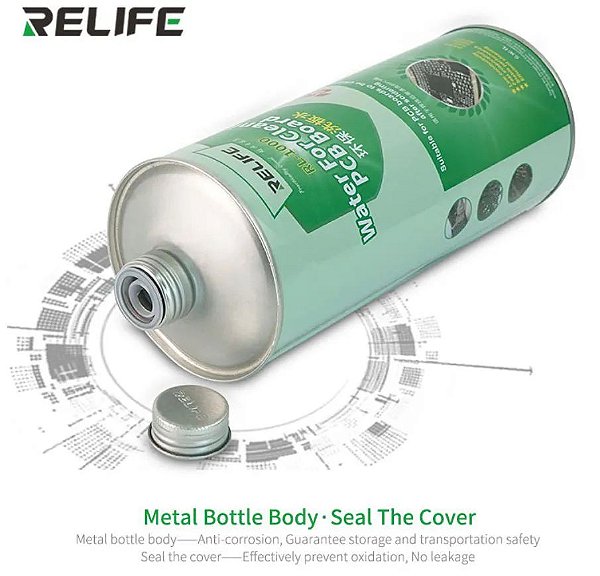 Relife RL-1000 Solução para limpeza de placa PCB 1 LITRO