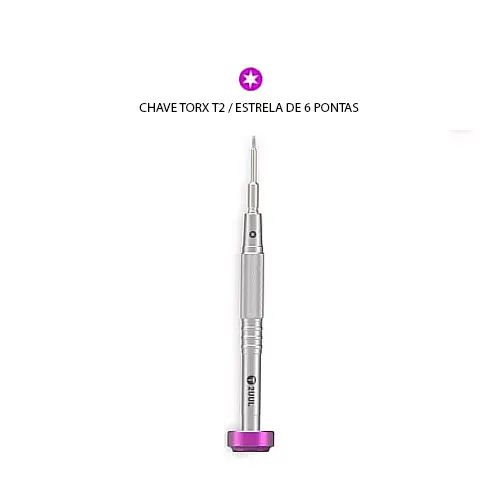CHAVE 2UUL TORX T2 (ESTRELA 6 PONTAS)