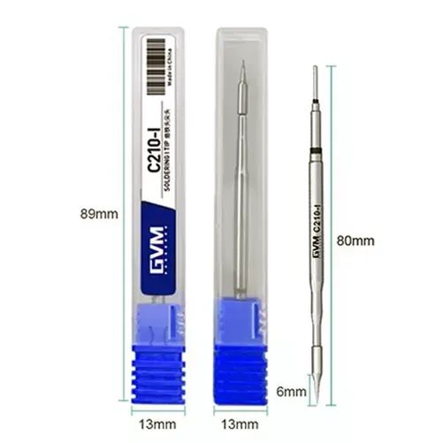 PONTEIRA DE SOLDA ULTRA FINA RETA GVM C210-I COMPATIVEL JBC