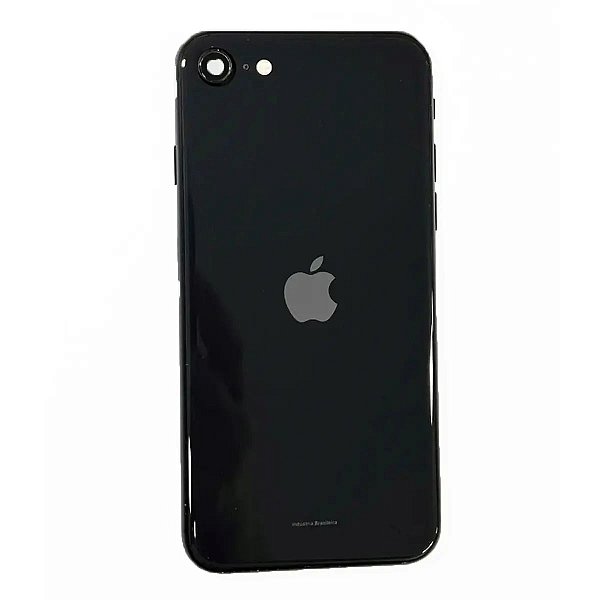 CARCAÇA ORIGINAL IPHONE SE 2 ORIGINAL RETIRADO PRETA COM FLEX
