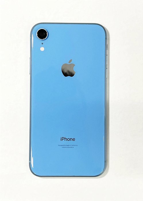 CARCAÇA ORIGINAL IPHONE XR ORIGINAL RETIRADO AZUL COM FLEX